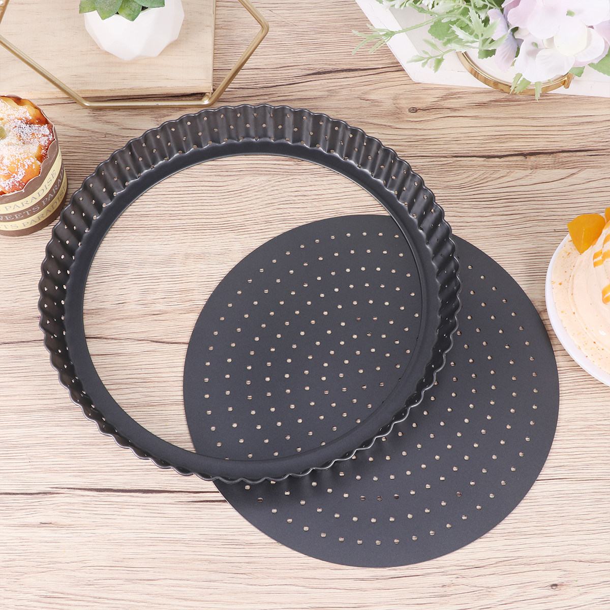Tart Pan Loose - Assadeira Redonda Antiaderente de Aço Carbono