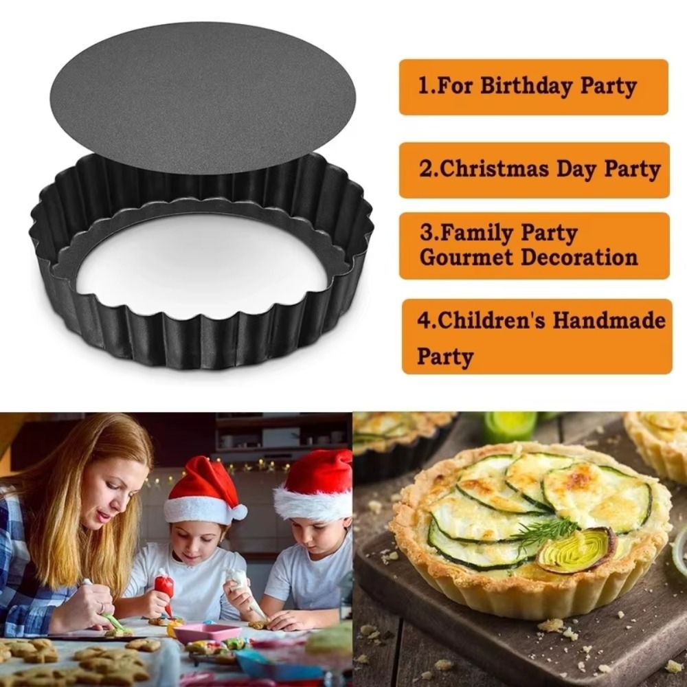 Tart Pan Loose - Formas para Tortas com Fundo Removível,