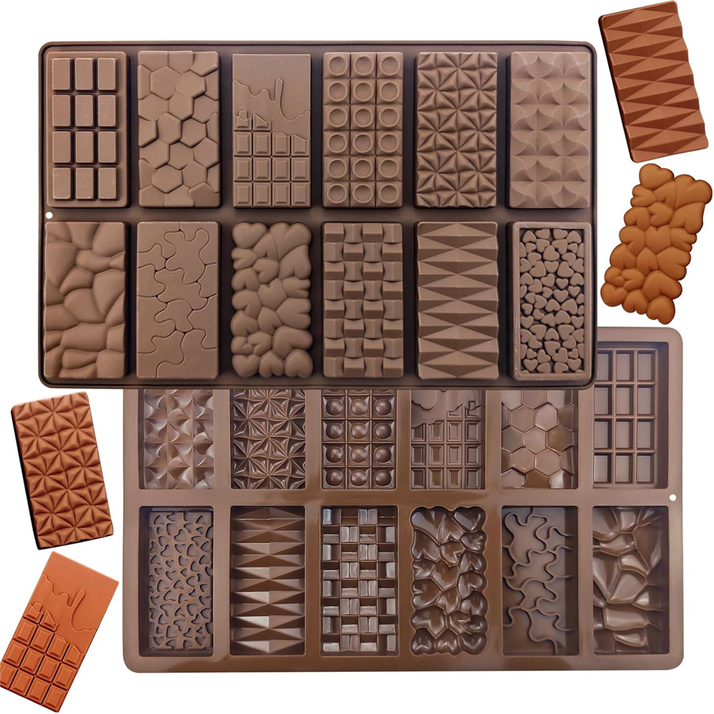 Kitchen Baking Molds - 12 em 1 moldes de chocolate