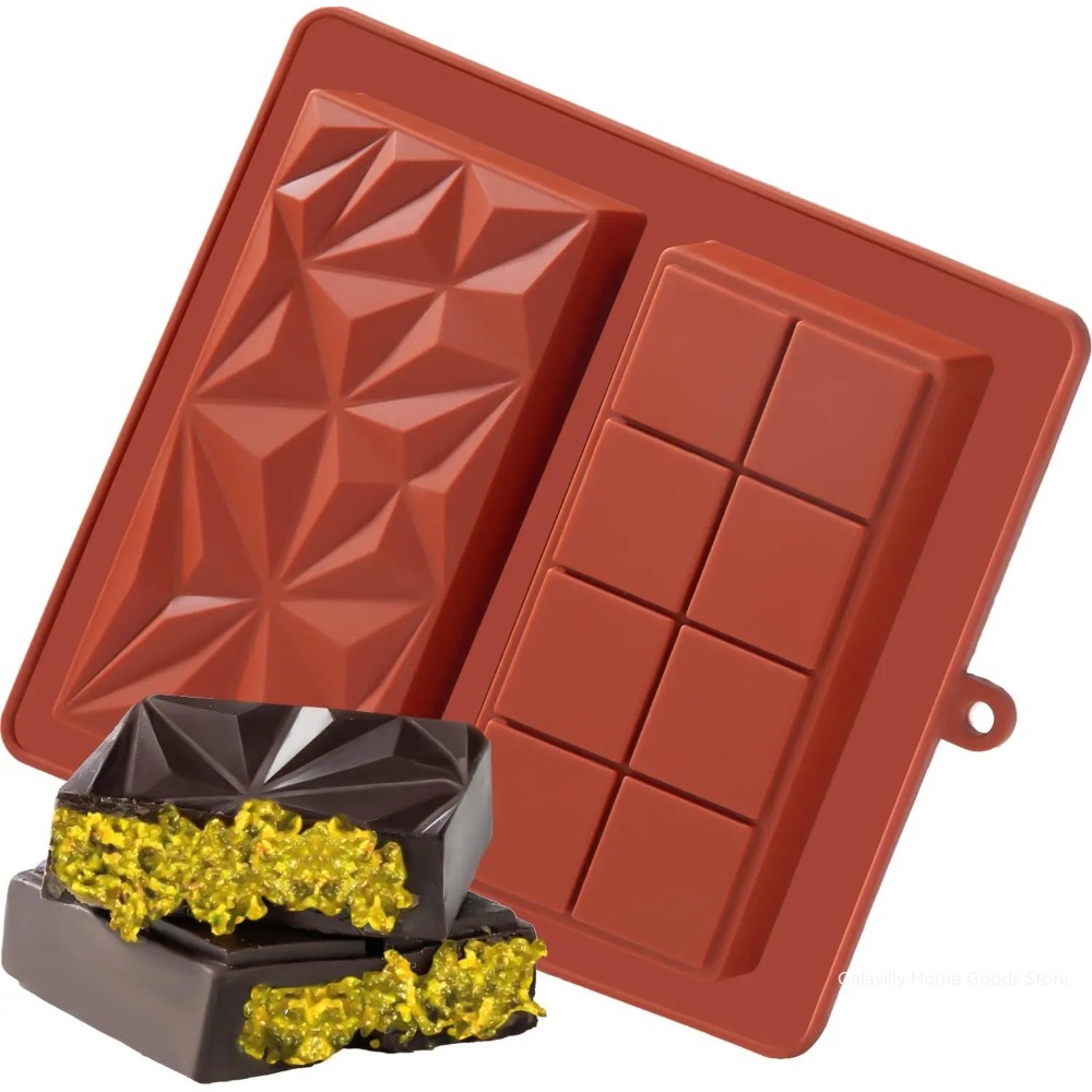 Kitchen Baking Molds - Molde de Silicone Grosso para Barras