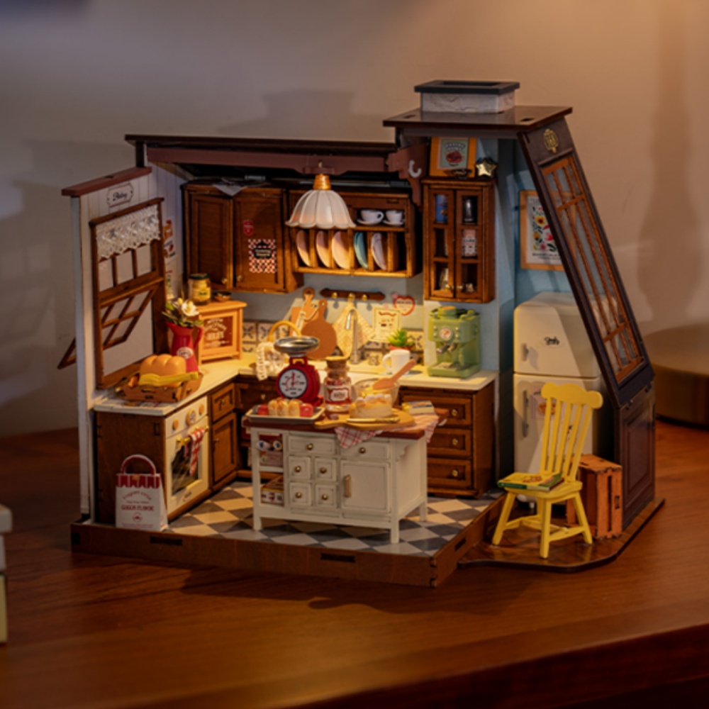 Baking Kitchen Robotime - Robotime Kit de Casa de Bonecas