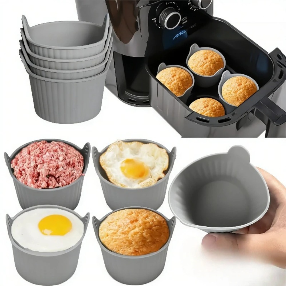 6 Pçs Molde De Silicone Para A - Kitchen Pro Baking Tray avaliação e preço