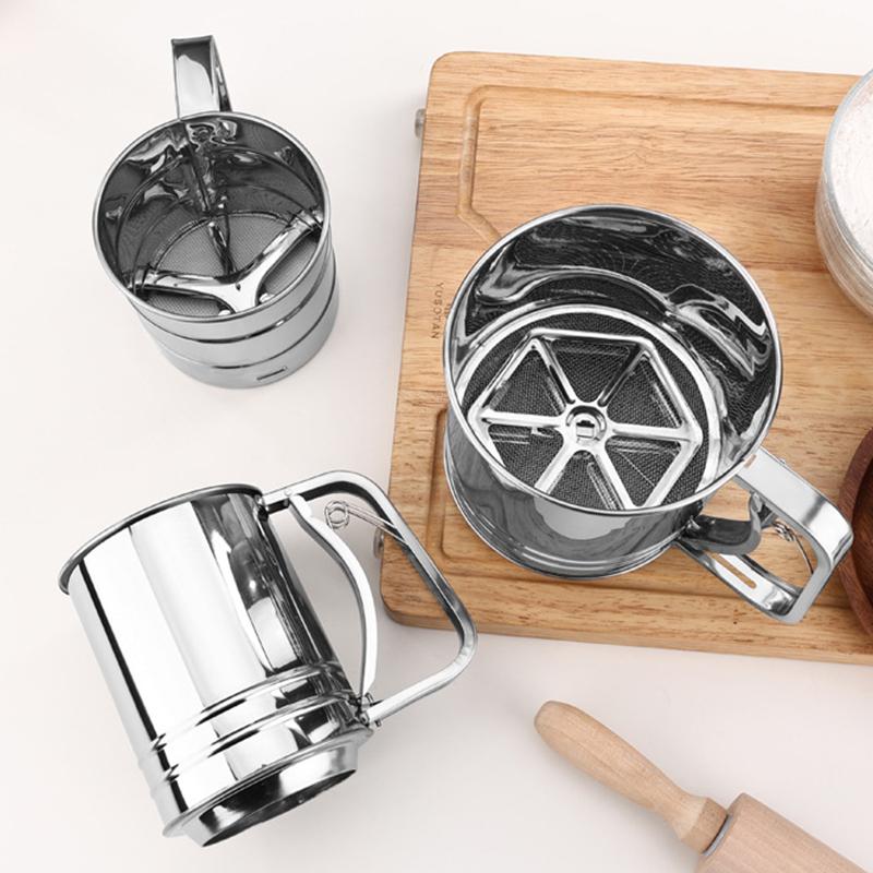 Peneira de Farinha de Aço Inox - Baking Powder Kitchen avaliação e preço