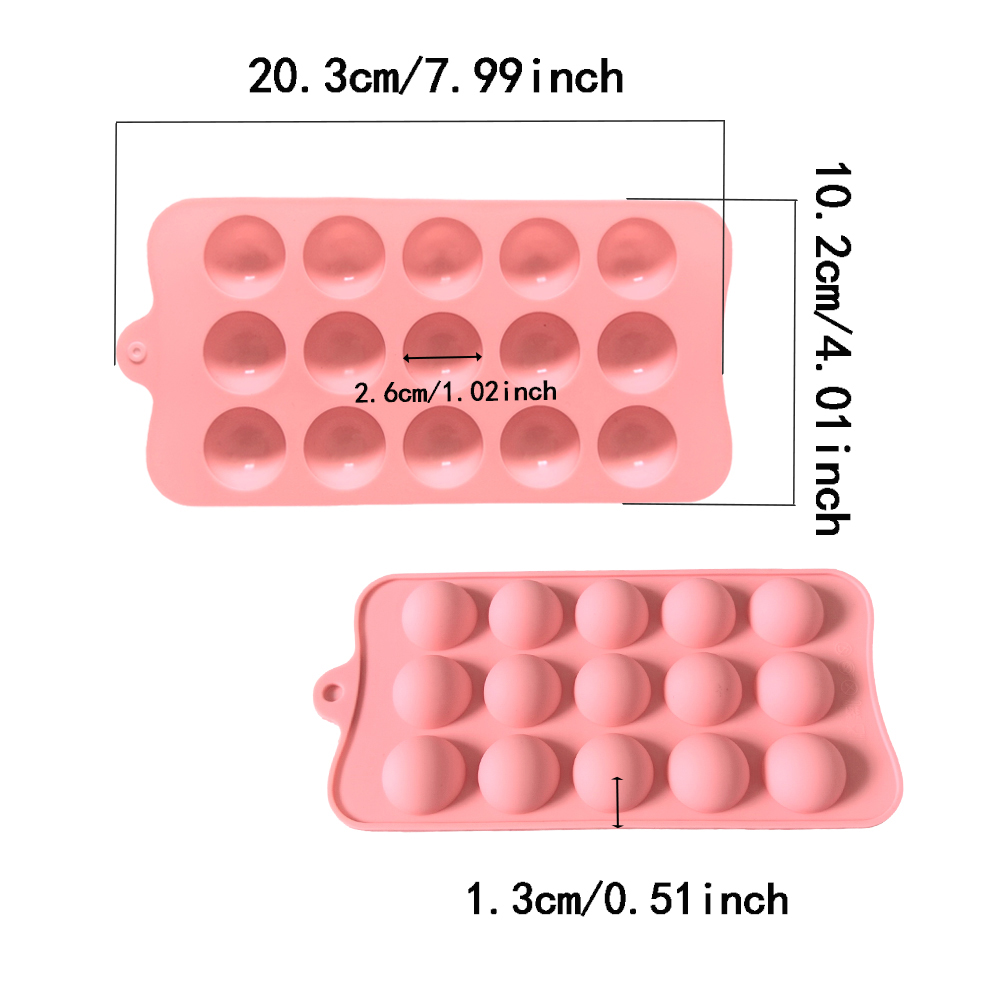 Molde semicircular de silicone - Kitchen Baking Molds avaliação e preço