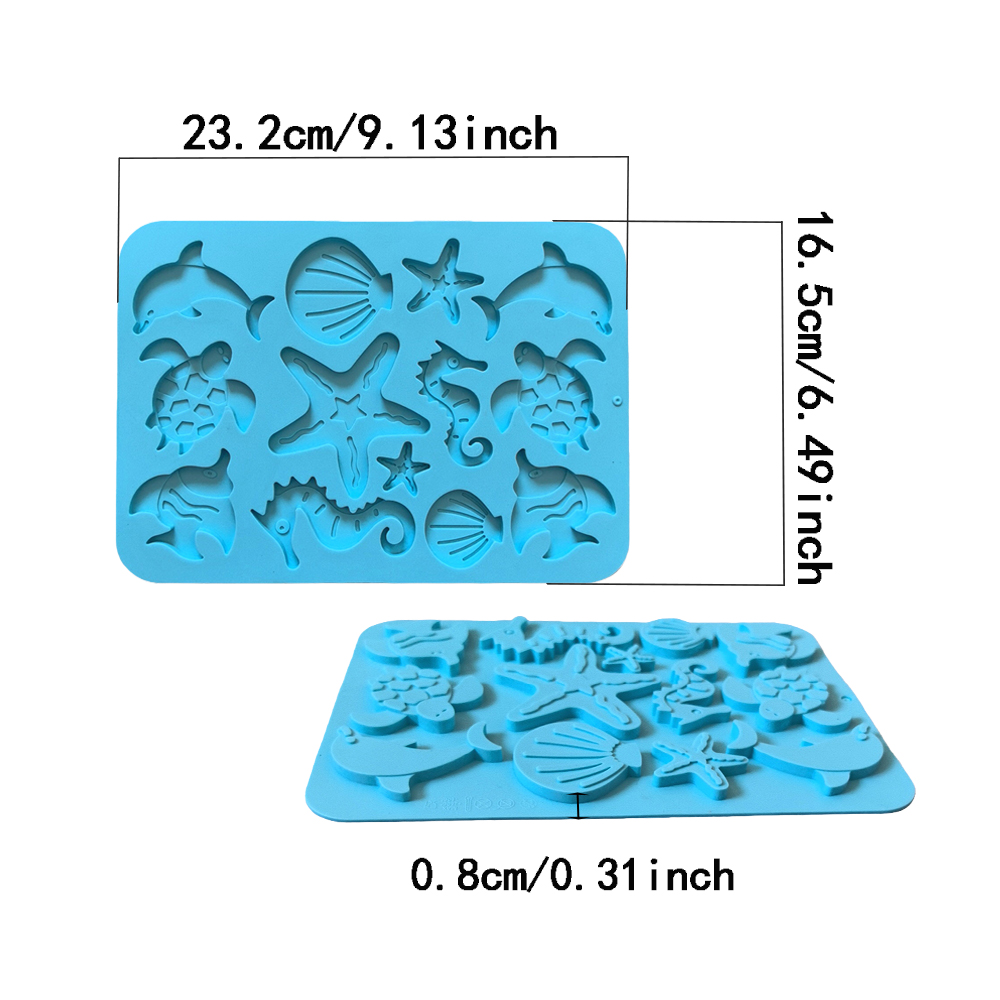 1pc criatura marinha em forma  - Kitchen Baking Molds avaliação e preço