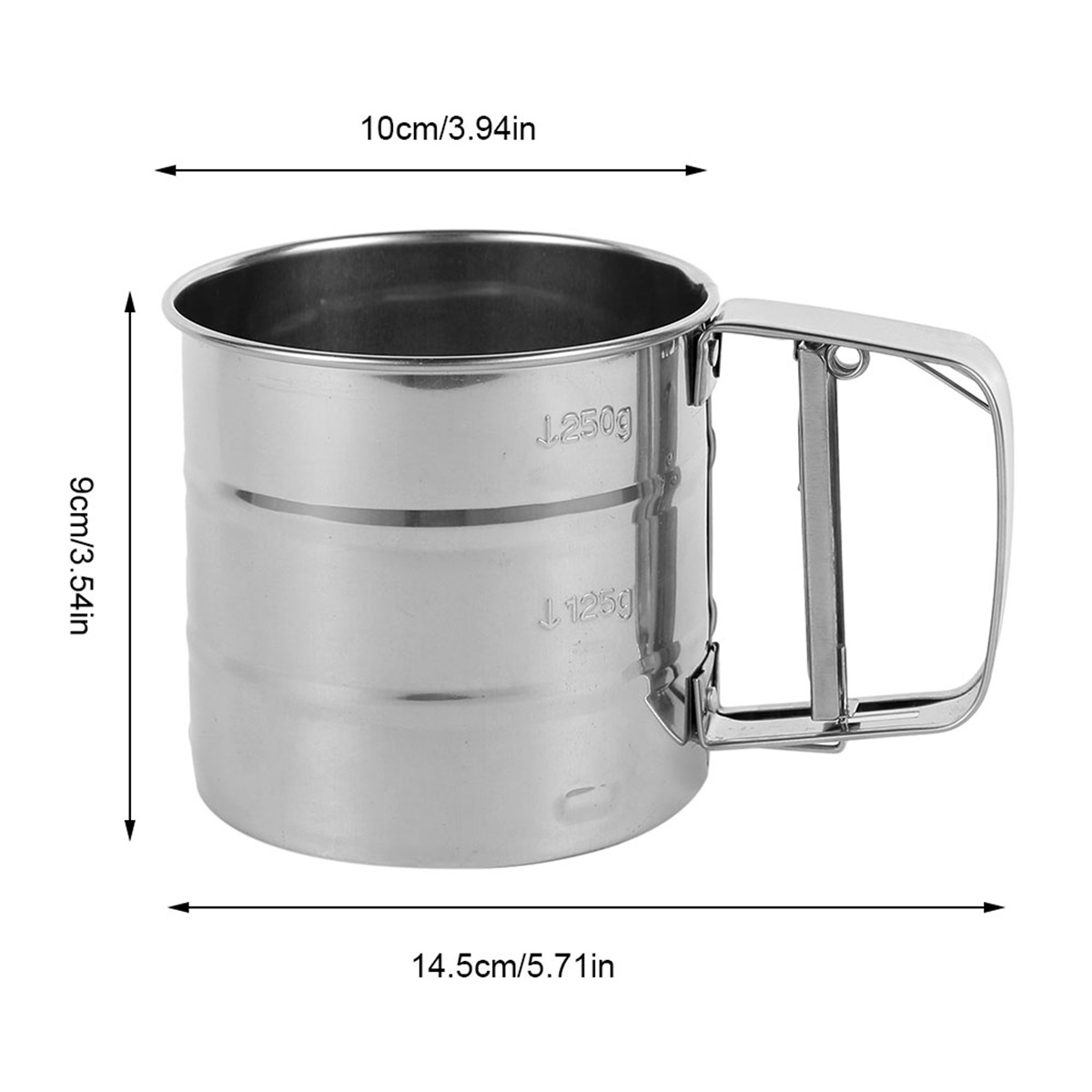 Peneira De Farinha De Aço Inox - Baking Powder Kitchen avaliação e preço