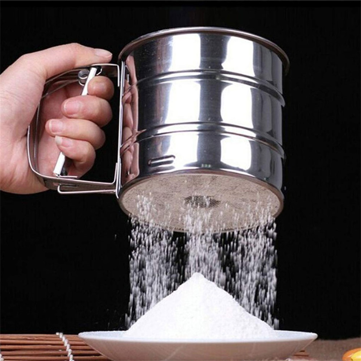 Peneira De Farinha De Aço Inox - Baking Powder Kitchen avaliação e preço