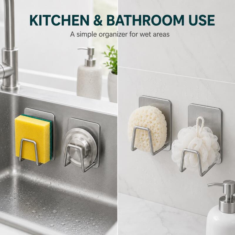 Suporte Adesivo de Aço Inoxidá - Kitchen Zo avaliação e preço