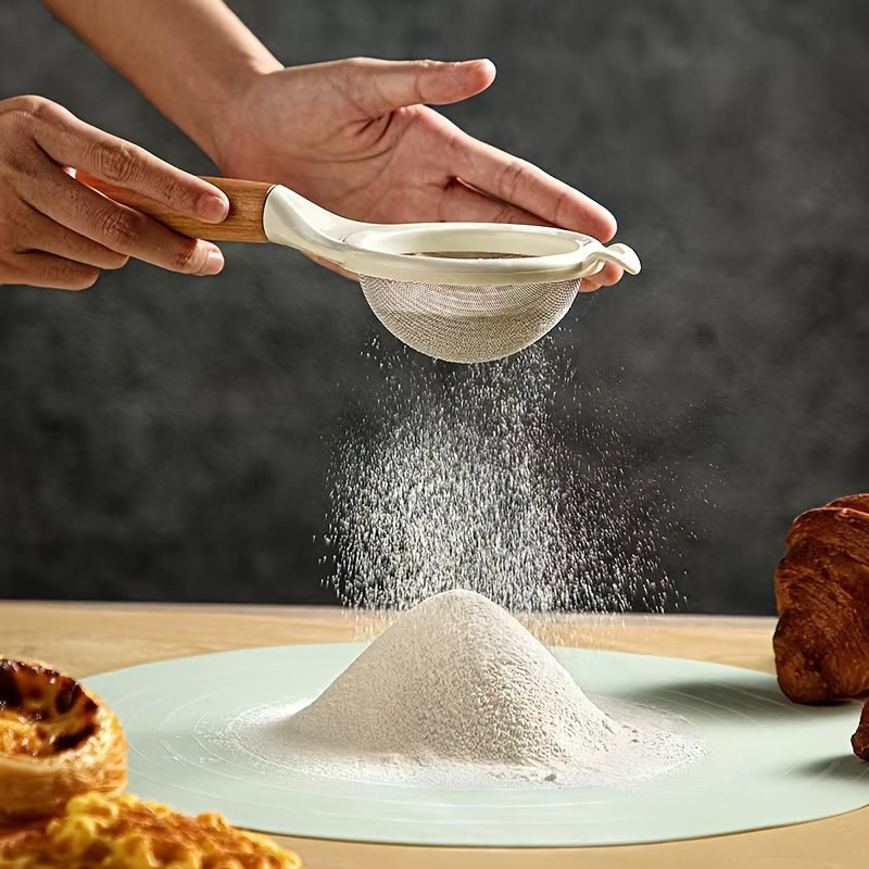 Novo tipo de peneira de farinh - Baking Powder Kitchen avaliação e preço