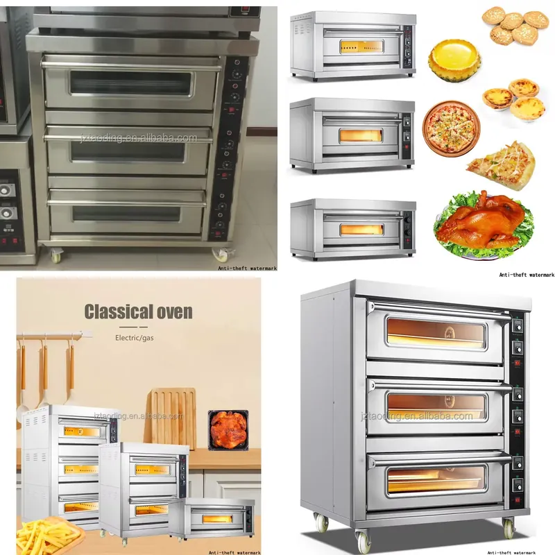 Forno Elétrico Comercial de 3  - Commercial Kitchen For Baking avaliação e preço
