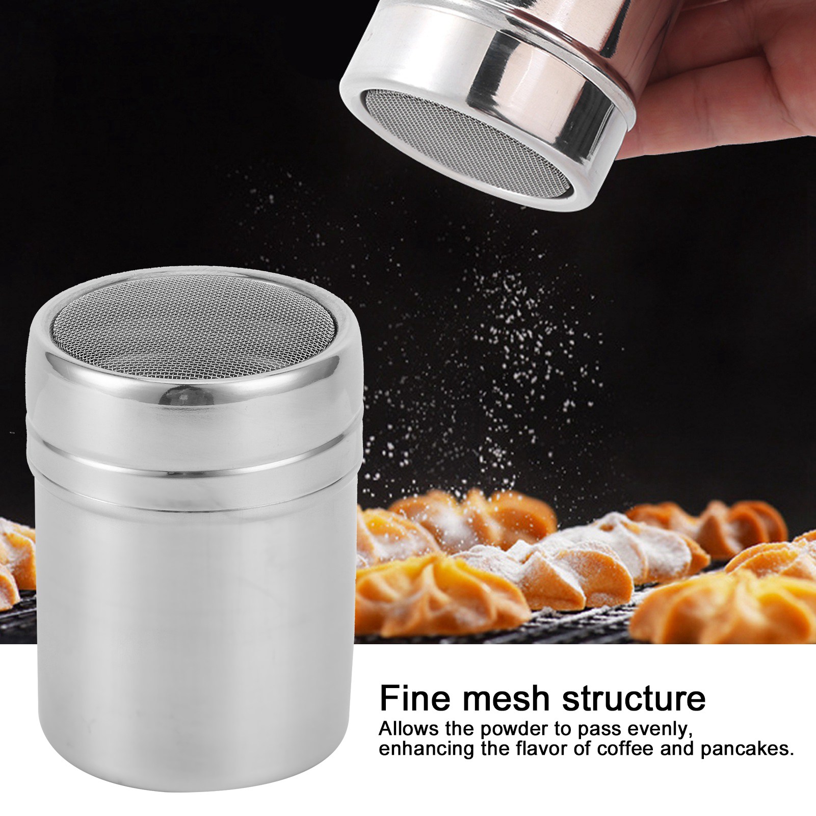 Peneira de Pó de Malha Fina em - Baking Powder Kitchen avaliação e preço