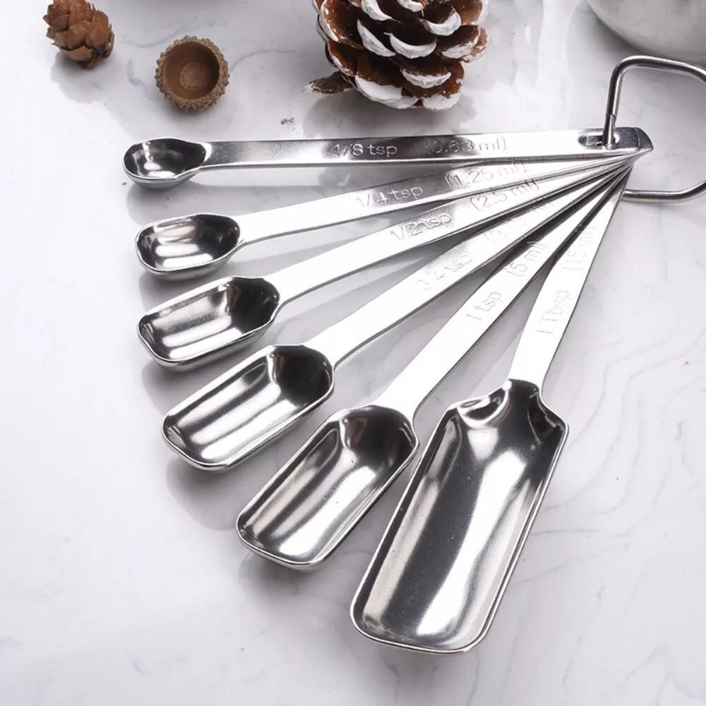 Colheres de medição de aço ino - Baking Powder Kitchen avaliação e preço