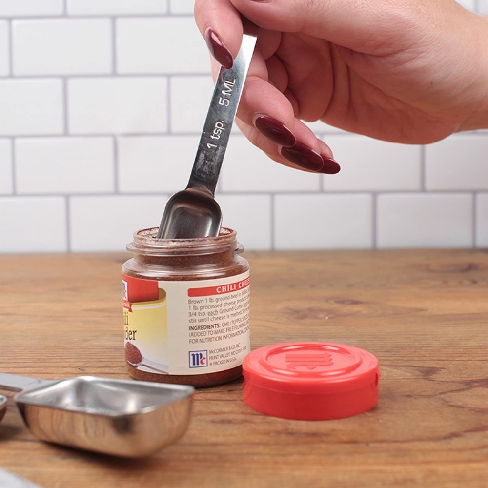 Colheres de medição de aço ino - Baking Powder Kitchen avaliação e preço
